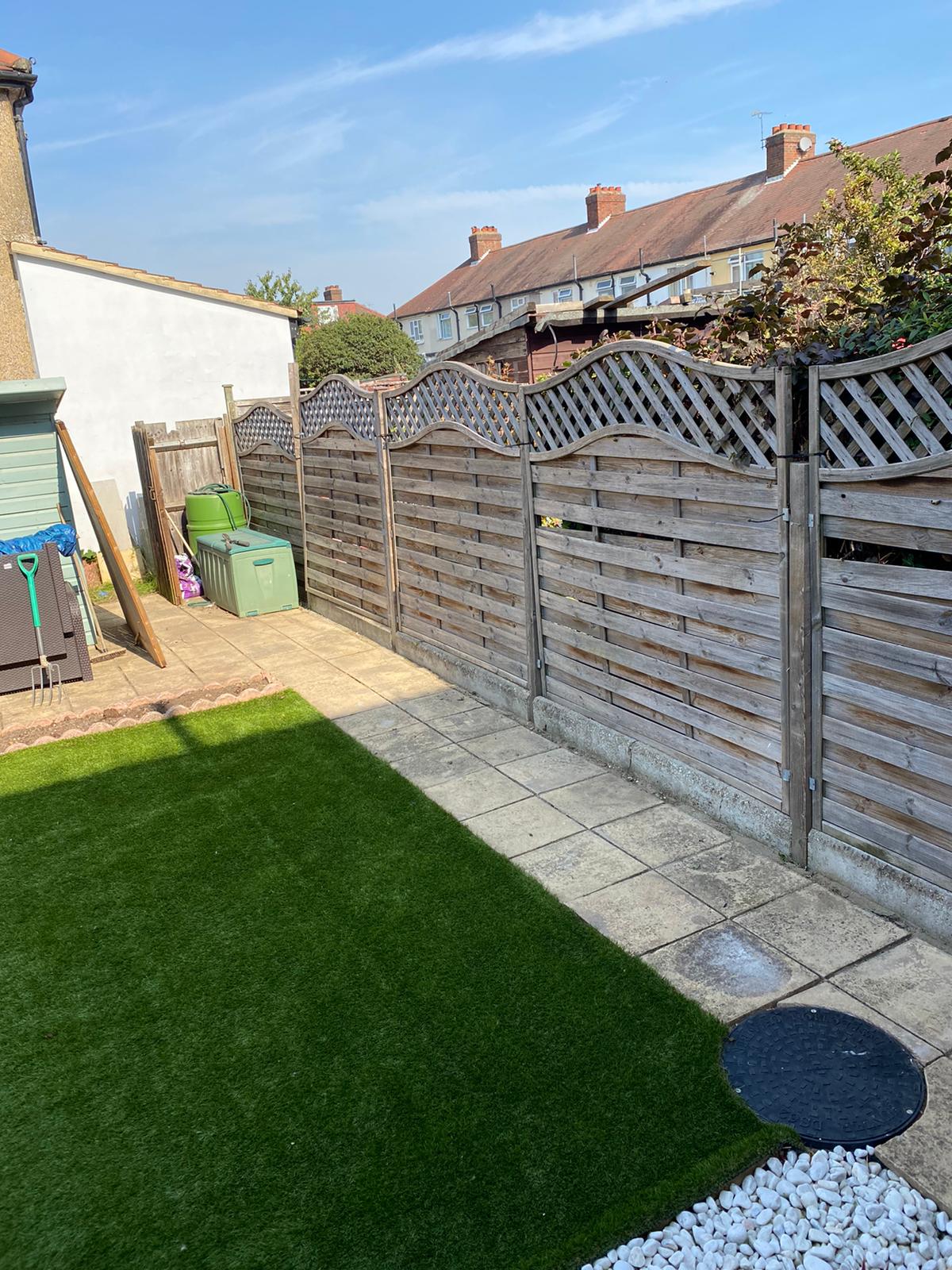 Garden clearance fence panels croydon cr4 after